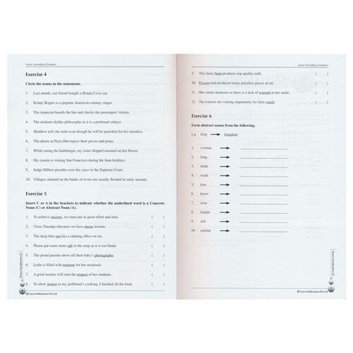 【自营】Casco English Grammar Usage & Practice For Lower Secondary新加坡英 初中英语语法用法与练习 英文原版进口图书 - 图1