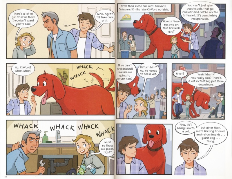 英文原版 Clifford the Big Red Dog 大红狗克利弗 经典童书形象 真人电影改编 全彩漫画 课外读物 友谊成长 - 图2