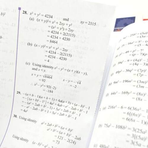 新加坡数学 SAP Integrated Mathematics Algebra Secondary 1-2 初中综合数学练习册 代数/几何/图表 专项训练 英文原版进口教辅 - 图2