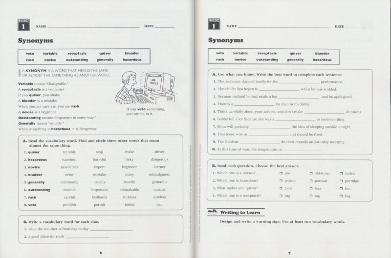 英文原版 Scholastic 240 Vocabulary Words Kids Need to Know 小学1-6年级 孩子需要知道的240个英语单词词汇 美国学乐英语词汇
