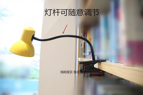 经典可换灯泡夹子式插电台灯节能led护眼E27螺丝口老款白炽灯学习 - 图2