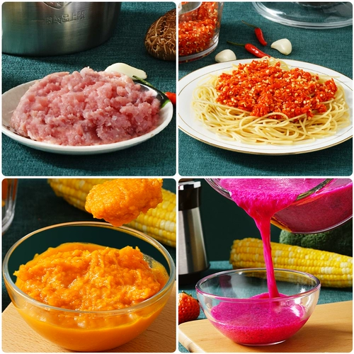 Домашняя многофункциональная небольшая электрическая машинка для шлифования мяса вручную избивает мясо фрагментированное мясо овощные пельмени чили начинки из артефакта.