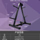 Household large hole small barbell rack