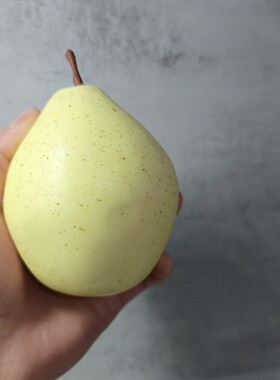 雪梨模型假模型水果蔬菜摆设道具