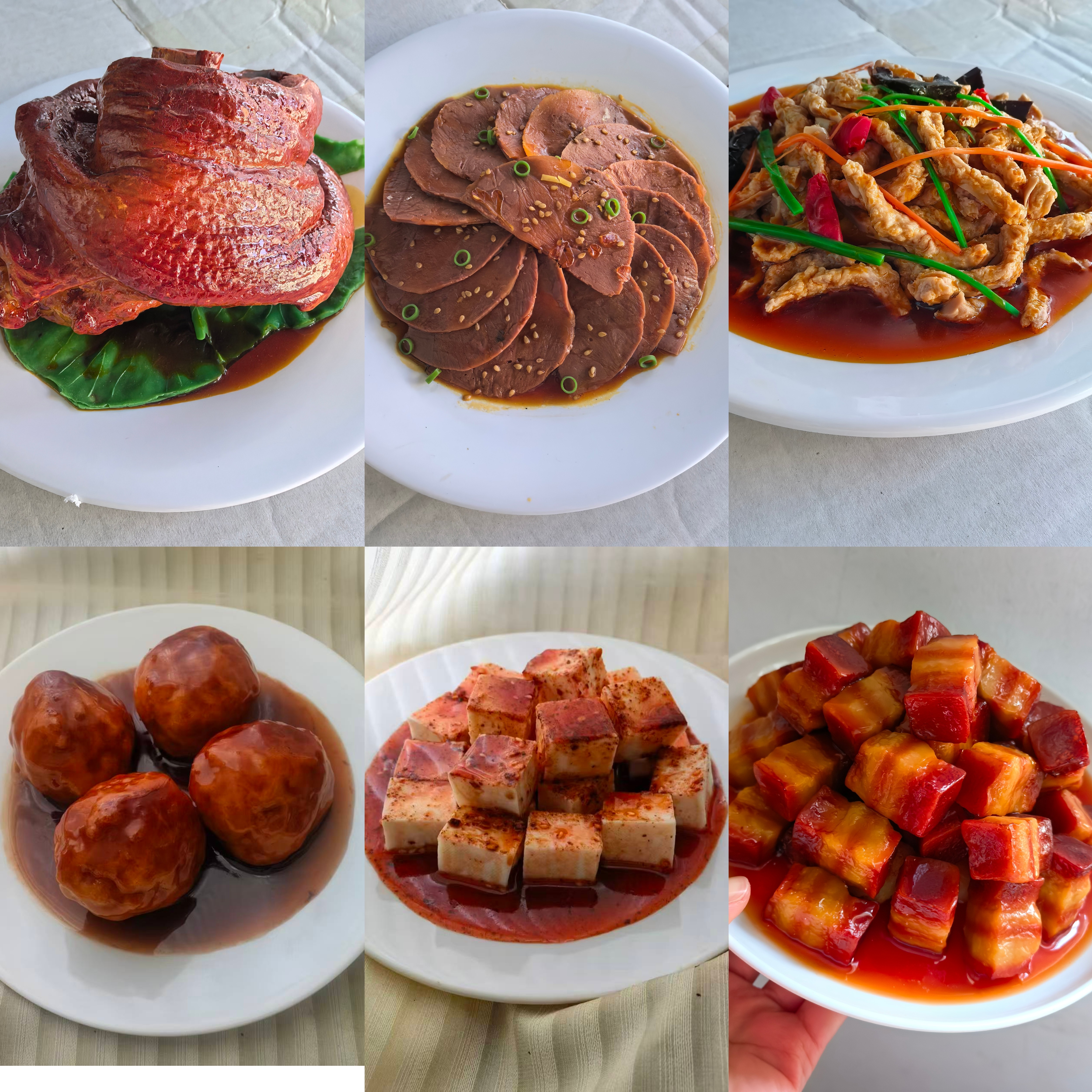 仿真红烧排骨鱼香肉丝卤猪脚蹄髈狮子头中式餐厅装饰拍摄假菜道具,淘宝优惠券,粉丝福利购,淘宝优惠卷