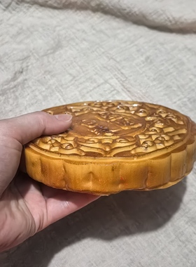 摆件场景布置仿真老式大月饼模型