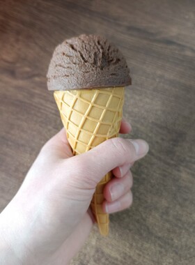 仿真冰淇淋圣代火炬支架食物模型