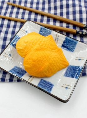 仿真食物鲷鱼烧模型日式料理装饰