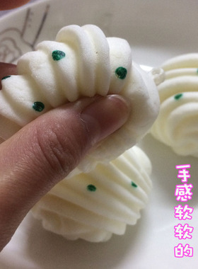 食物玩具慢回弹挂件点心包子装饰