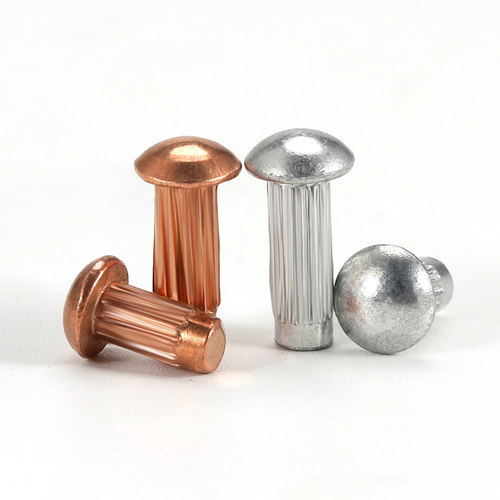 铝标牌铆钉GB827不锈钢滚花铝铆钉铜铭牌商标实心铆钉M2M2.5M3M4 - 图0