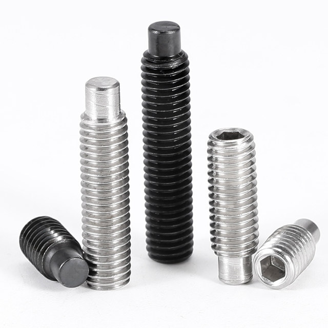 Level 12.9/304 stainless steel convex end tightening screw