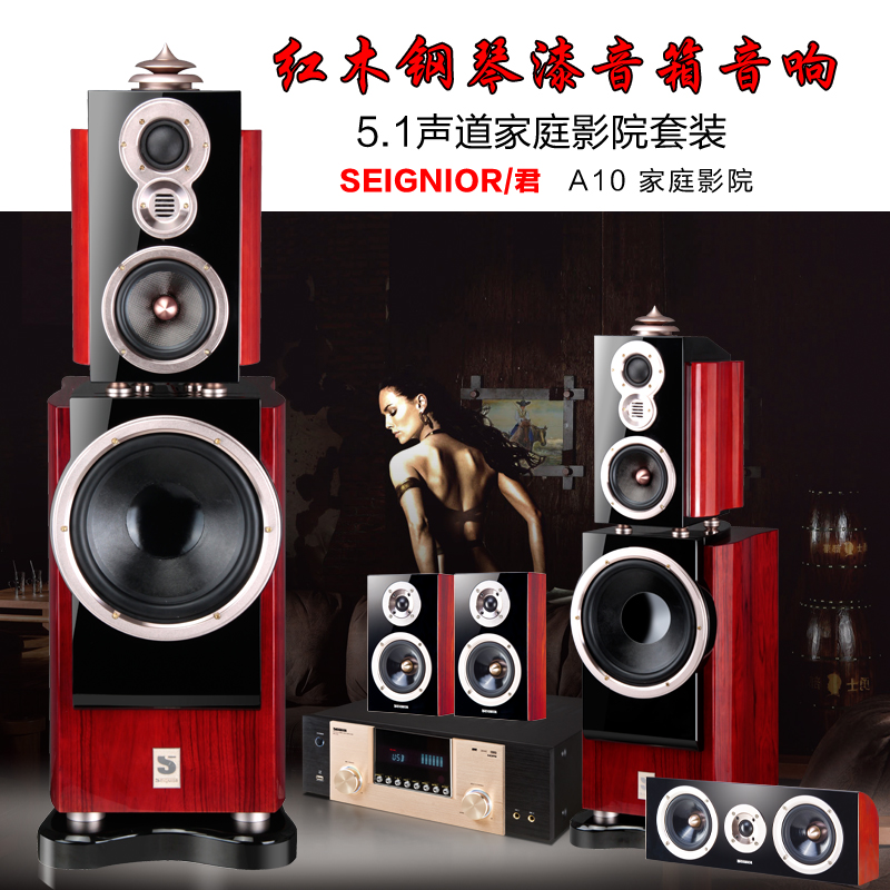 套装 音响 5.1 红木钢琴漆家庭影院音箱客厅家用 A10 君 SEIGNIOR 套装 音响 5.1 红木钢琴漆家庭影院音箱客厅家用 A10 君 SEIGNIOR
