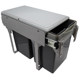 Push-pull pull drawer type hidden storage cabinet