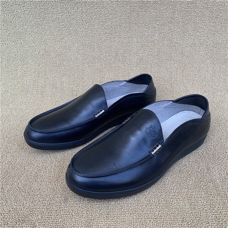 工厂外贸尾货正品青年豆豆鞋真皮头层牛皮韩版舒适真皮休闲皮鞋子,淘宝优惠券,粉丝福利购,淘宝优惠卷