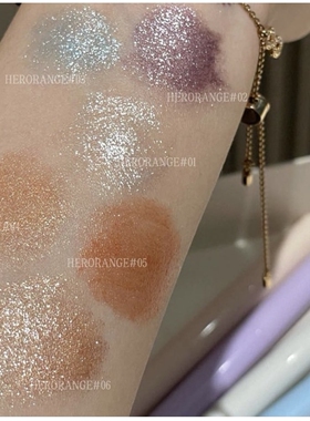 HERORANGE灵动流光高光眼影笔卧蚕笔水光爆闪显色珠光提亮眼影棒