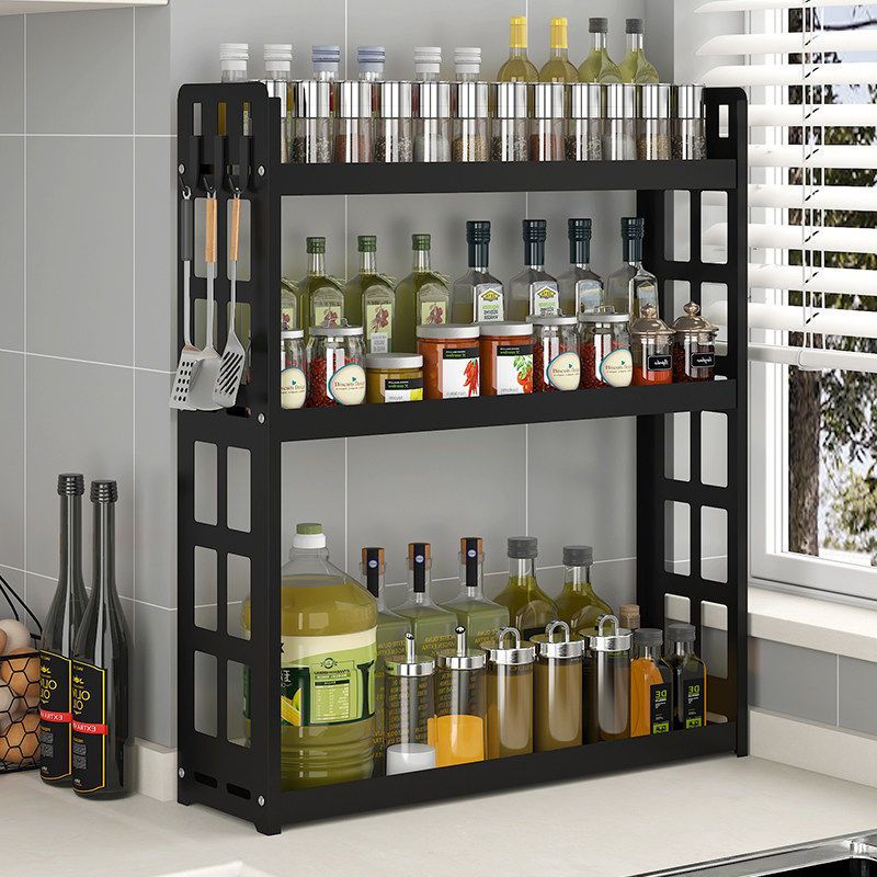 厨房置物架置物架多功能调料品架厨房盐调味罐收纳盒台面调料架子,淘宝优惠券,粉丝福利购,淘宝优惠卷