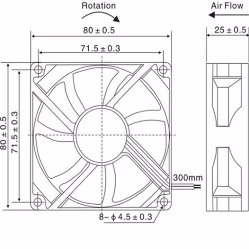 全新SUNON建准 SF8025AT 2082HSL AC220V交流风机散热风扇8CM厘米 - 图1
