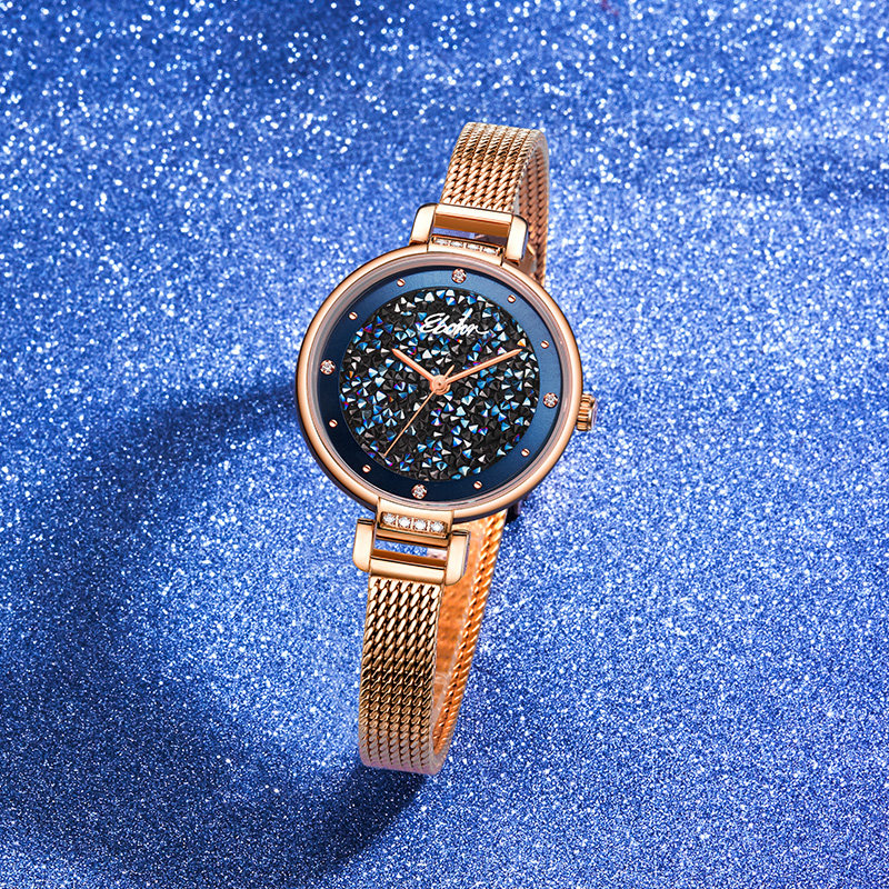 依波女士手表正品国产腕表高级感轻奢小众名牌石英女款手表3655