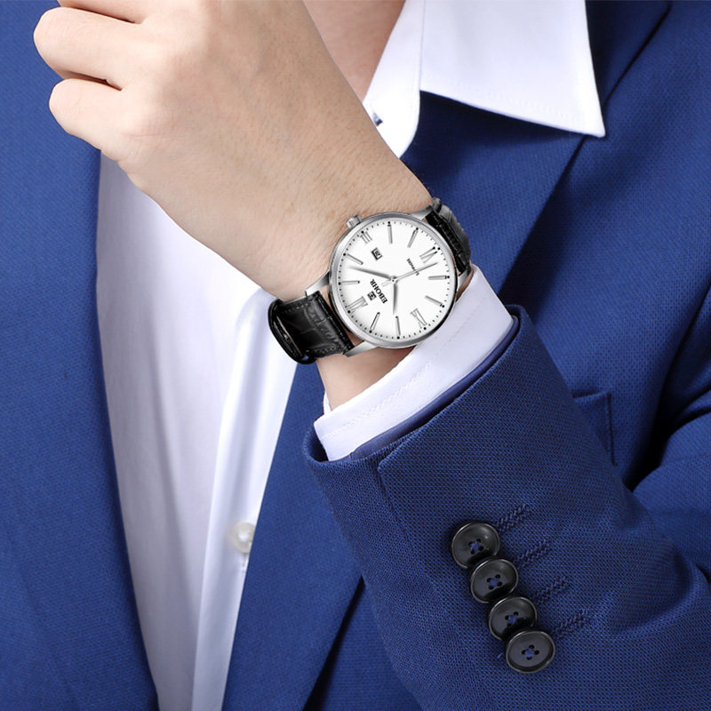 依波正品男士手表2021新款时尚潮流名牌正品石英表男国产腕表3607