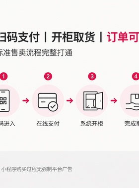 带屏无屏格子柜售货机系统服务