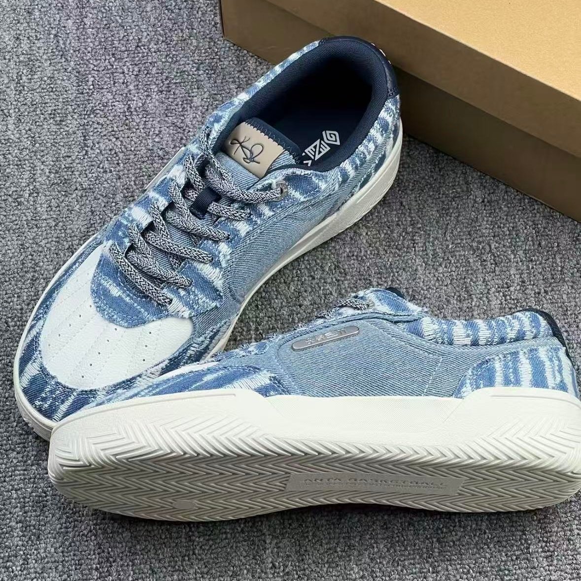 安踏 凯里·欧文同款 KAI Tribe 舒适 减震耐磨男子 休闲文化板鞋,淘宝优惠券,粉丝福利购,淘宝优惠卷