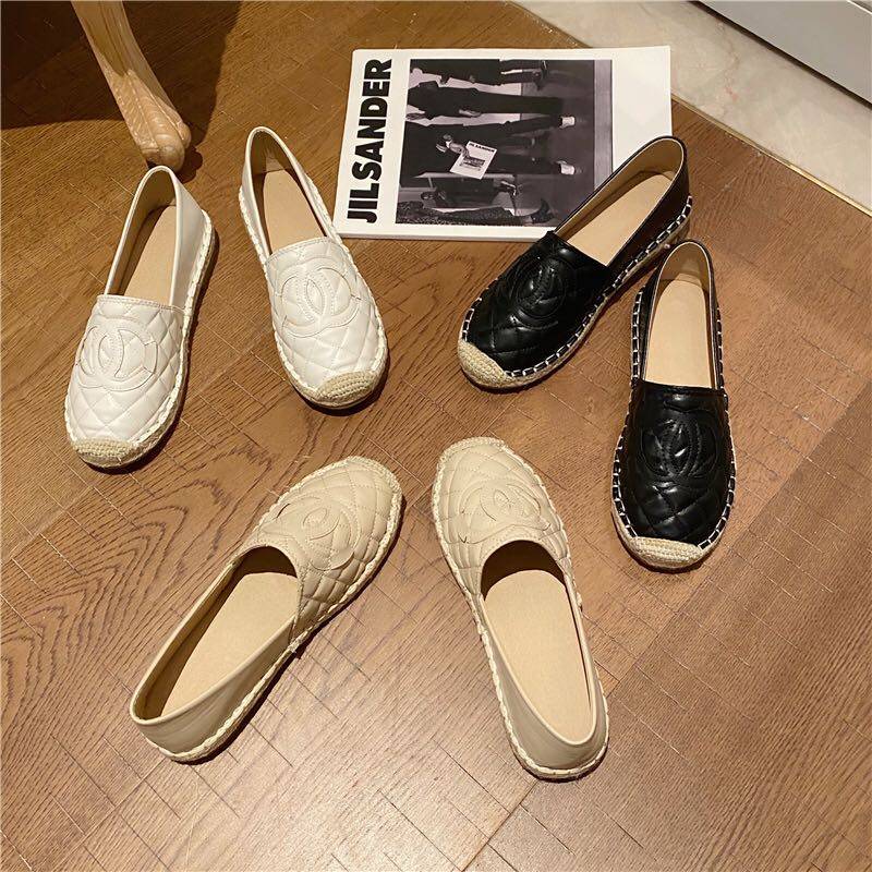 乐福鞋2024百搭车线菱格纹圆头一脚蹬懒人单鞋草编厚底渔夫鞋秋冬,淘宝优惠券,粉丝福利购,淘宝优惠卷