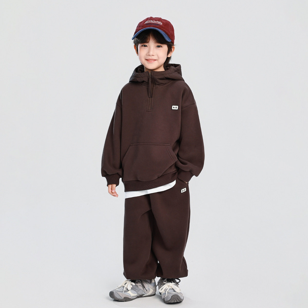 童话记忆2025男童冬款套装秋冬儿童中大童加厚连帽卫衣长裤两件套,淘宝优惠券,粉丝福利购,淘宝优惠卷