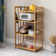 Bamboo, Doudou, Nanzhu thickened multi-layer floor-standing storage rack