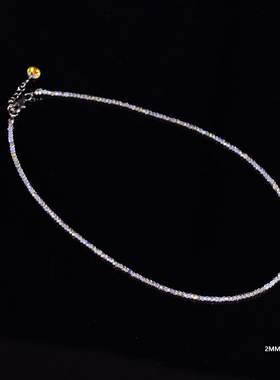 2MM超极细颈链choker女
