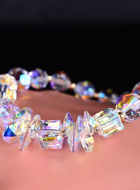 新款闪亮高雅大气风礼物水晶手链