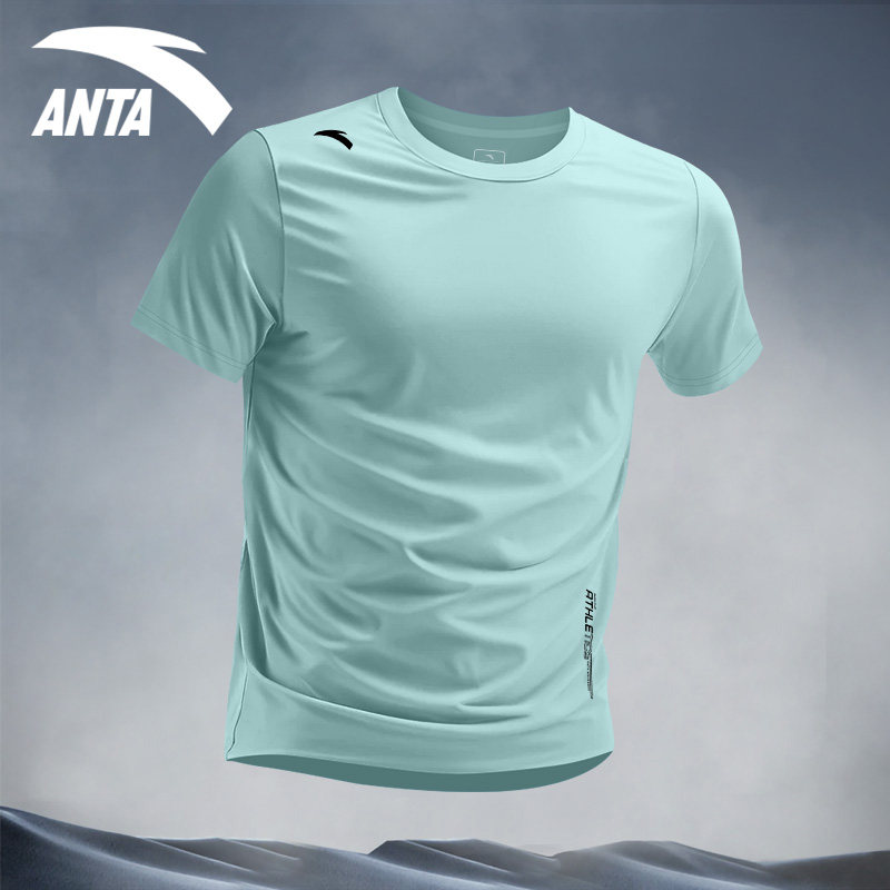 ANTA men's T-shirt casual sports short-sleeved quick-drying shirt
