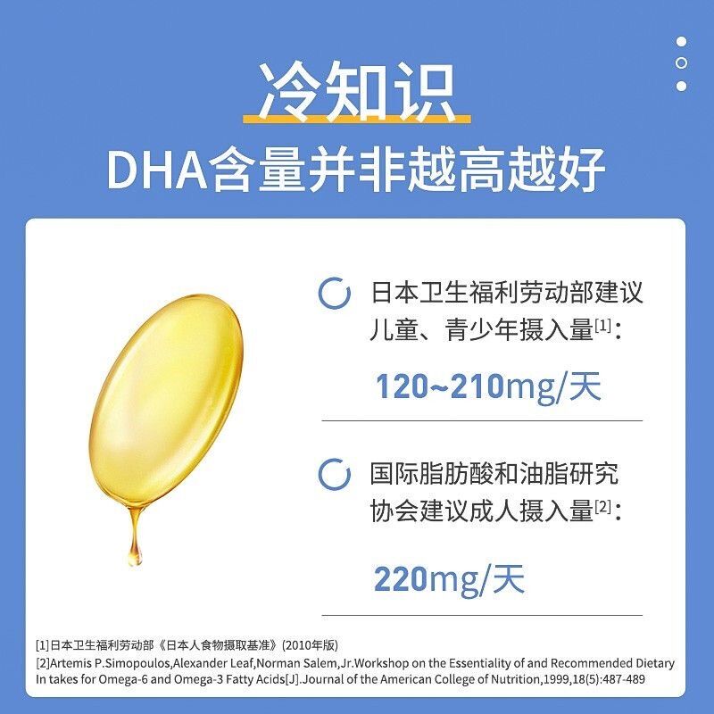 康恩贝DHA藻油牛磺酸锌软胶囊辅助改善记忆力儿童小孩青少年学生 - 图1