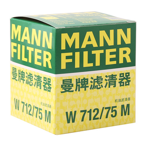曼牌滤清器W712/75M机滤机油格适用昂科拉英朗雪佛兰创酷沃蓝达 - 图3