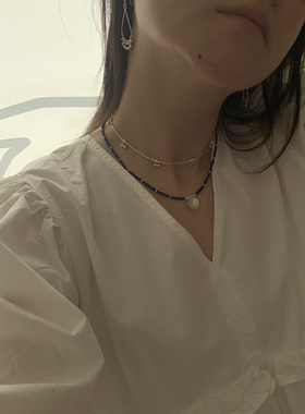 hssilver泰银纯银女进口项链