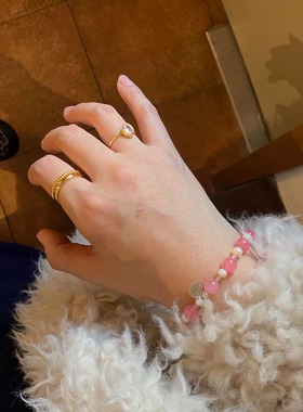 hssilver闭口金色戒指