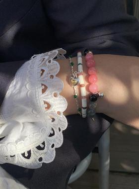 hssilver女粉玉髓原创手链