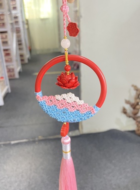 古玩杂项旧藏朱砂红砂莲花汽车