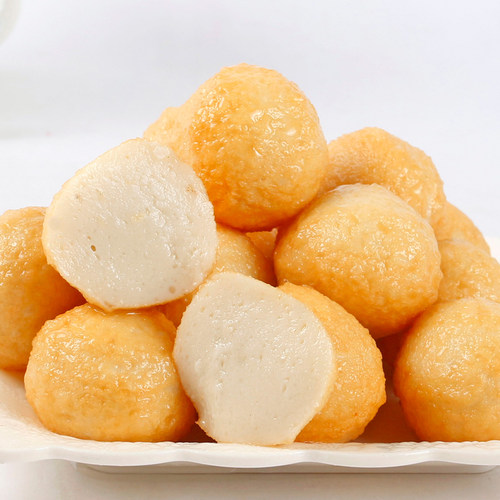 黄金鱼蛋 炸鱼旦商用港式小吃咖喱鱼丸冷冻食品弹牙2500g 约200粒 - 图3