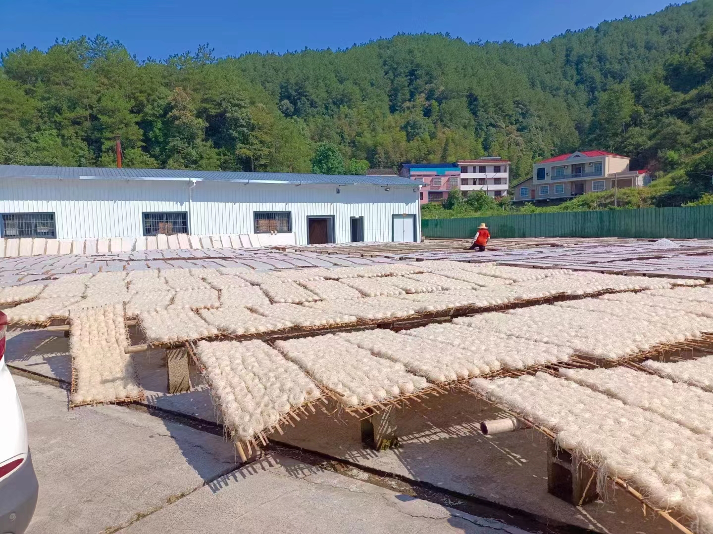 平江渔潭米粉米面2斤装湖南手工米粉超细干米线河粉原味湖南特产 - 图1