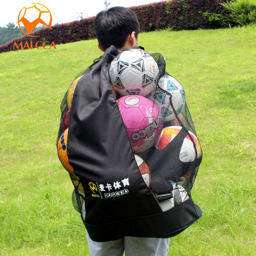 大号足球袋大网兜足球篮球排球训练球袋大装球袋足球收纳球袋20个 - 图1