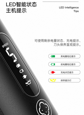 阿可美发廊强动力通用剃头刀