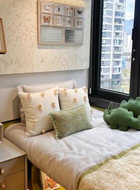 屿物为居 现代童趣家居样板间儿童房森林昆虫艺术主题桌面装饰摆