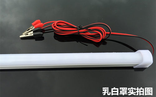 超亮led12V夜市地摊灯条蓄电池电瓶灯 直流24V灯管货车机床设备灯 - 图1