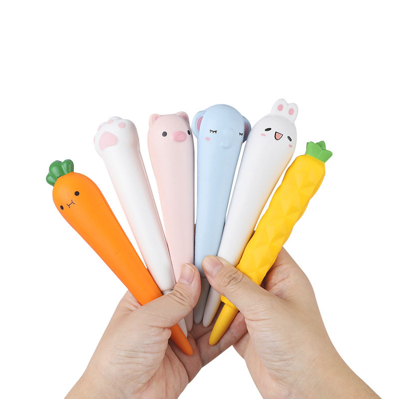 发泄笔猫爪减压笔软绵绵学生用捏捏笔可爱超萌猪中性笔创意解压笔,淘宝优惠券,粉丝福利购,淘宝优惠卷