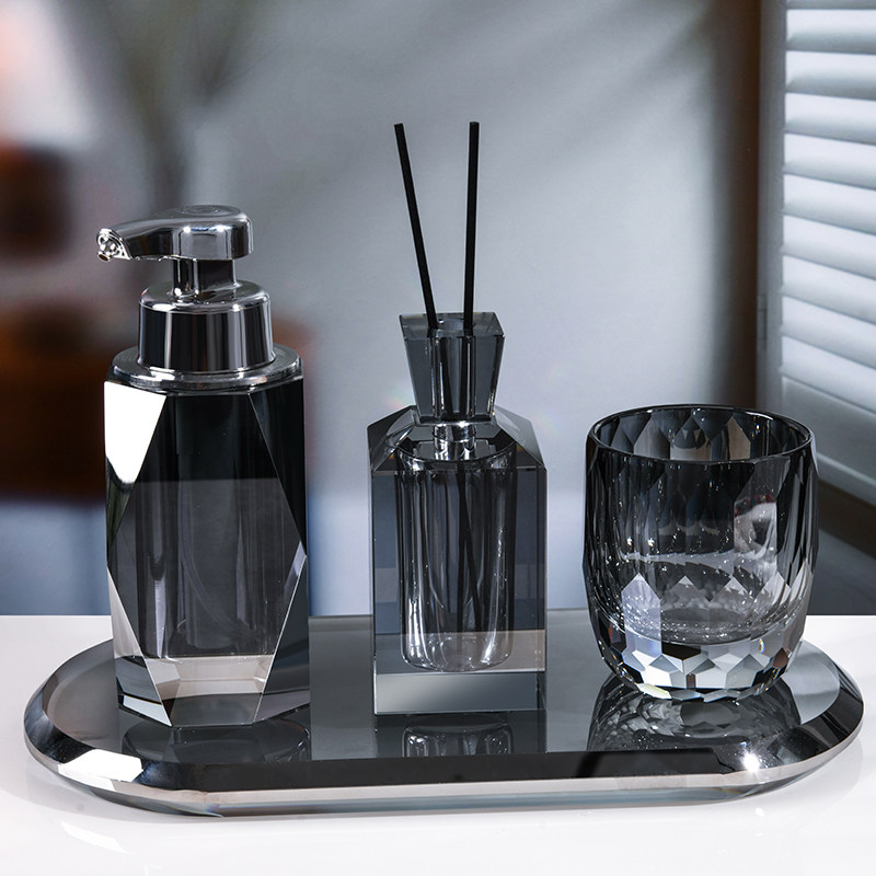 水晶洗手液起泡瓶香薰瓶棉棒瓶新房软装 酒店 宾馆卫浴收纳用品,淘宝优惠券,粉丝福利购,淘宝优惠卷