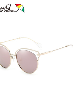 花雨伞镂空大圆脸复古风太阳镜