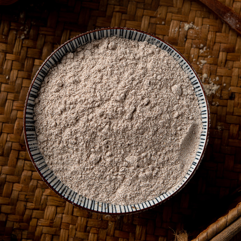 黑全麦面粉麦麸粗粮黑麦粉面包烘培原料馒头包子面粉现磨杂粮面粉-图3