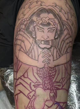 纹身手绘笔耐擦耐用刺青绘画笔皮肤笔纹身马克笔彩色纹绣定位笔