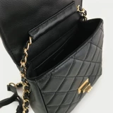 Кожаная сумка через плечо, Южная Корея, воловья кожа, в корейском стиле, в стиле Шанель, из натуральной кожи