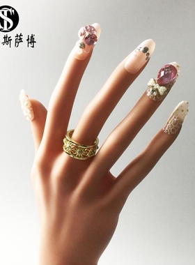 印第安风格925纯银萨博边框戒指